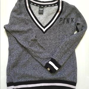 Varsity v-neck sweatshirt